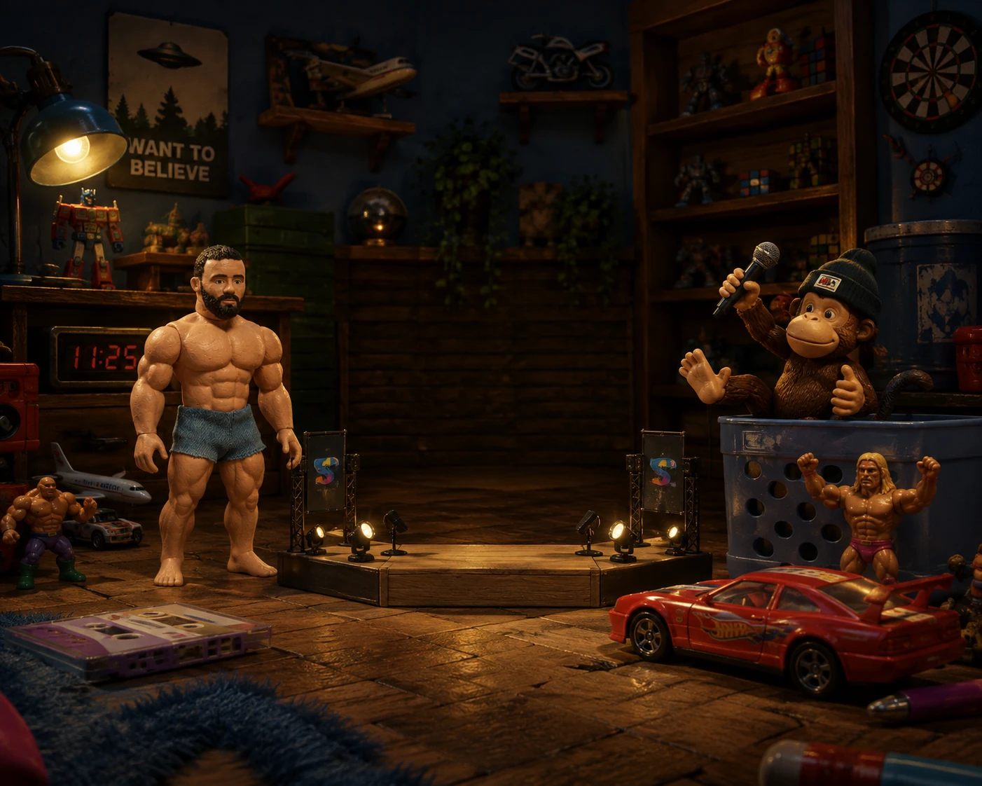 The BP26 Arena — a toy diorama